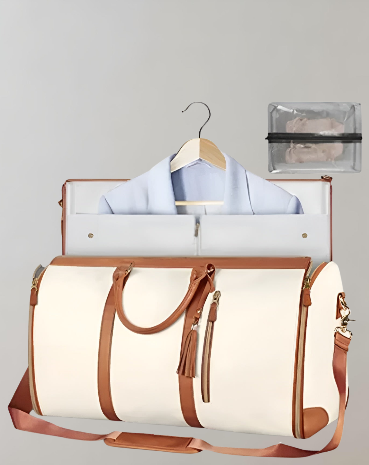 Marguerite - Solid Axelväska i Vegansk Læder med Rummelig Design for Dame