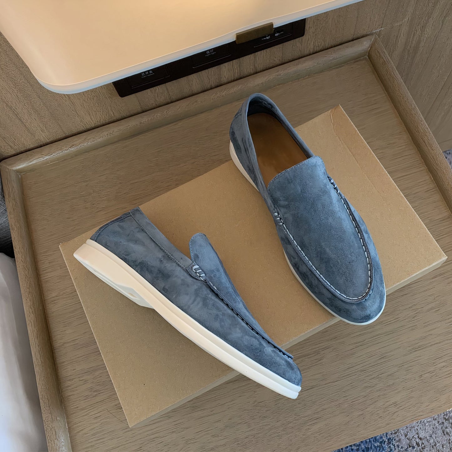 Herrar Tidlösa Skinn Loafers med Elegant Design 4