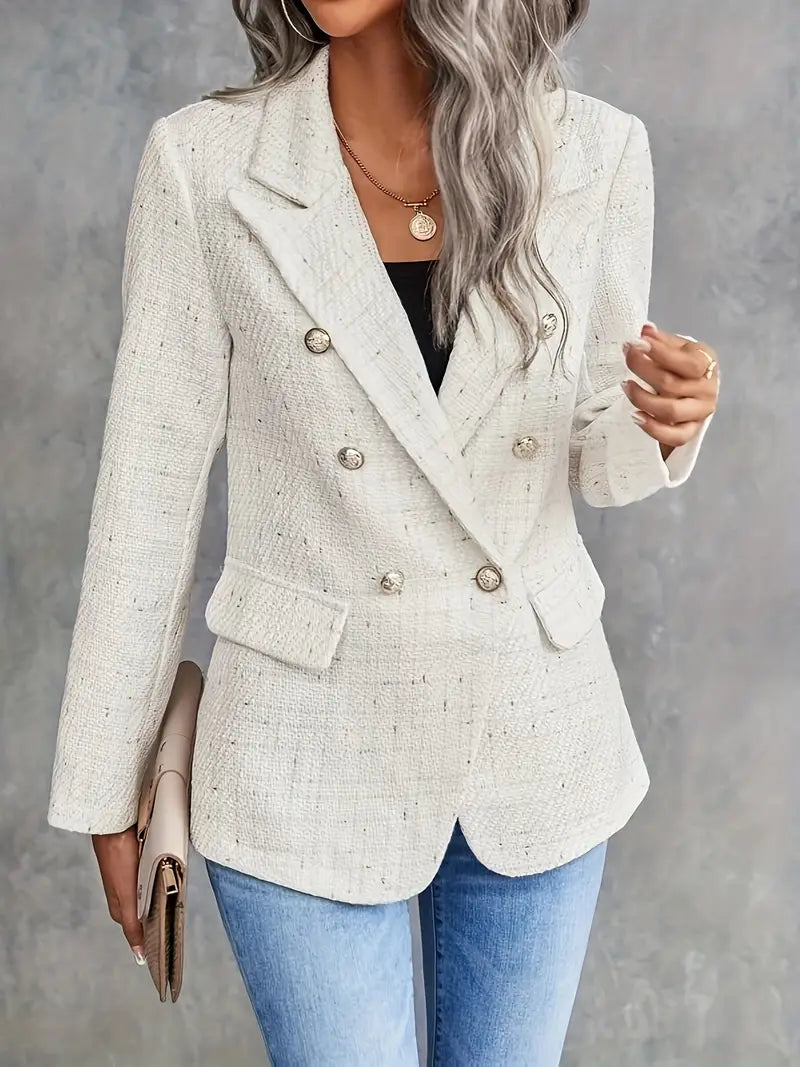 Kvinna Skräddarsydd Blazer med Tweeddesign 5