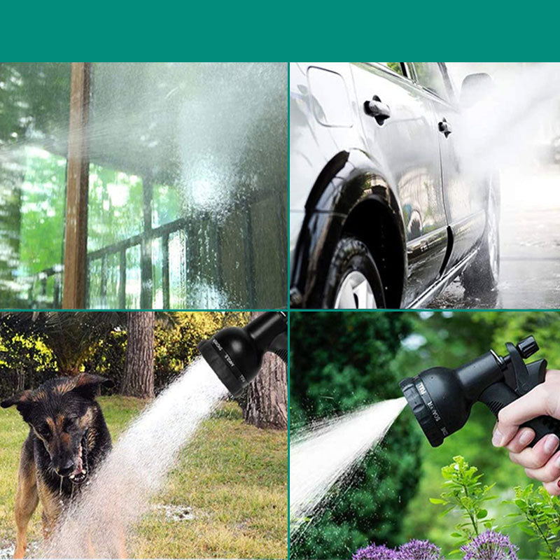 Trädgårdsslang med Expanderande Design och 8 Sprutlägen