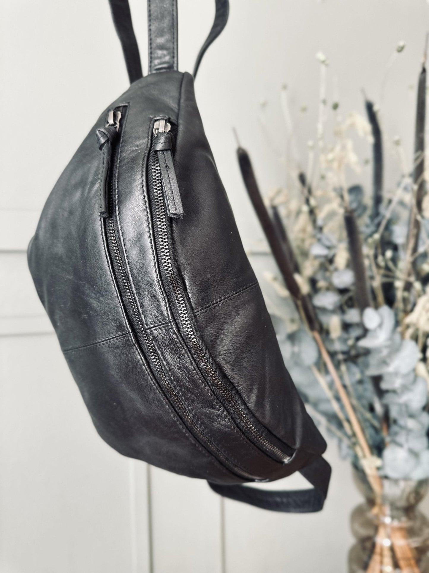 Unisex Bumbag med Justerbart Bälte och Flera Fack 7