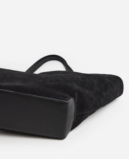 Dam Elegant Mocka Tygväska med Smala Axelremmar