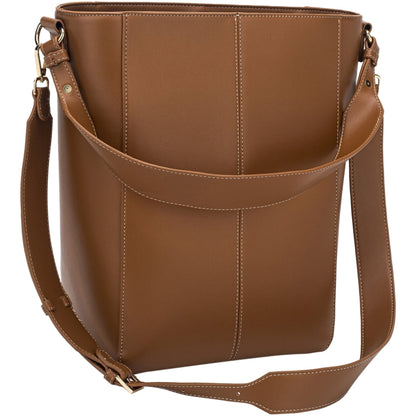 Dam Mjuk Strukturerad Vardagspåse i Återvunnet Material med Justerbar Rem