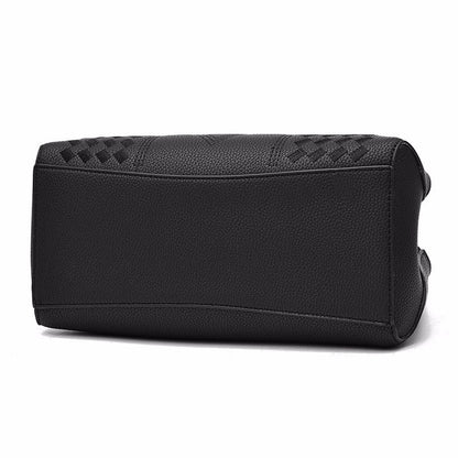 Dam Elegant PU Handväska med Flera Fack för Organiserad Förvaring