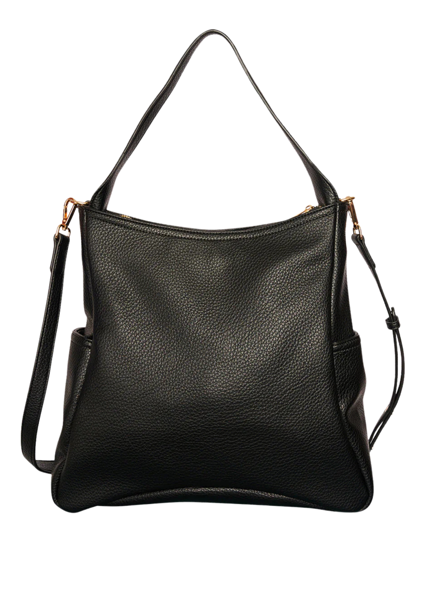 Dam Praktisk Polyester Tygväska med Blixtlås och Sidofickor