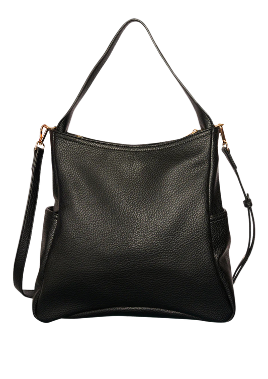 Dam Praktisk Polyester Tygväska med Blixtlås och Sidofickor