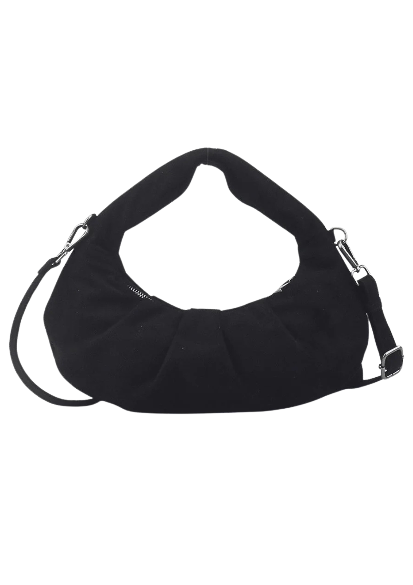 Dam Söt Imitationsläder Väska med Justerbar Rem och Blixtlåsstängning