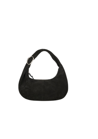 Dam Elegant Mocka Väska med Justerbar Axelrem och Blixtlåsficka