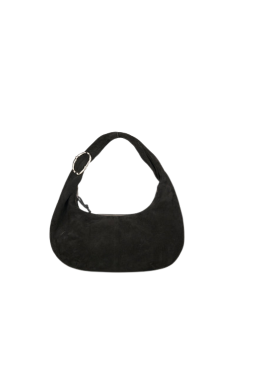 Dam Elegant Mocka Väska med Justerbar Axelrem och Blixtlåsficka