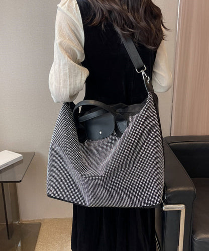 Unisex Praktisk Nylon Messenger-veske med Store Lommer