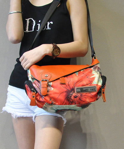 Dam Stor Denimväska med Etnisk Stil och Dragkedja