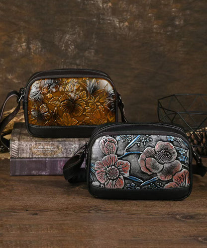 Variant image for Dam Elegant Kalvläder Handväska med Dragkedja och Flera Fickor-1