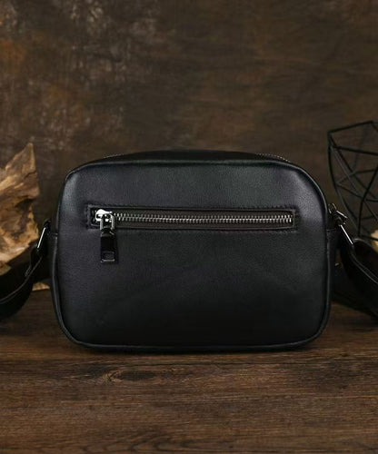 Dam Elegant Kalvläder Handväska med Dragkedja och Flera Fickor