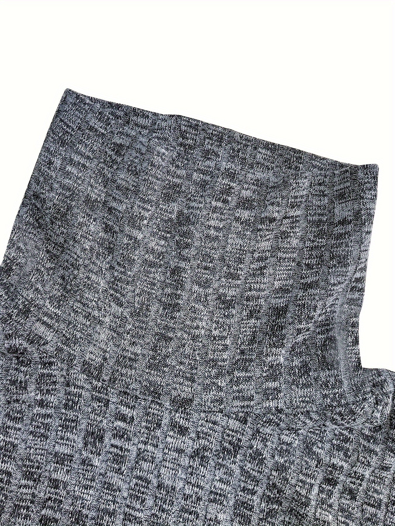 Herr Smal Passform Turtleneck med Långa Ärmar