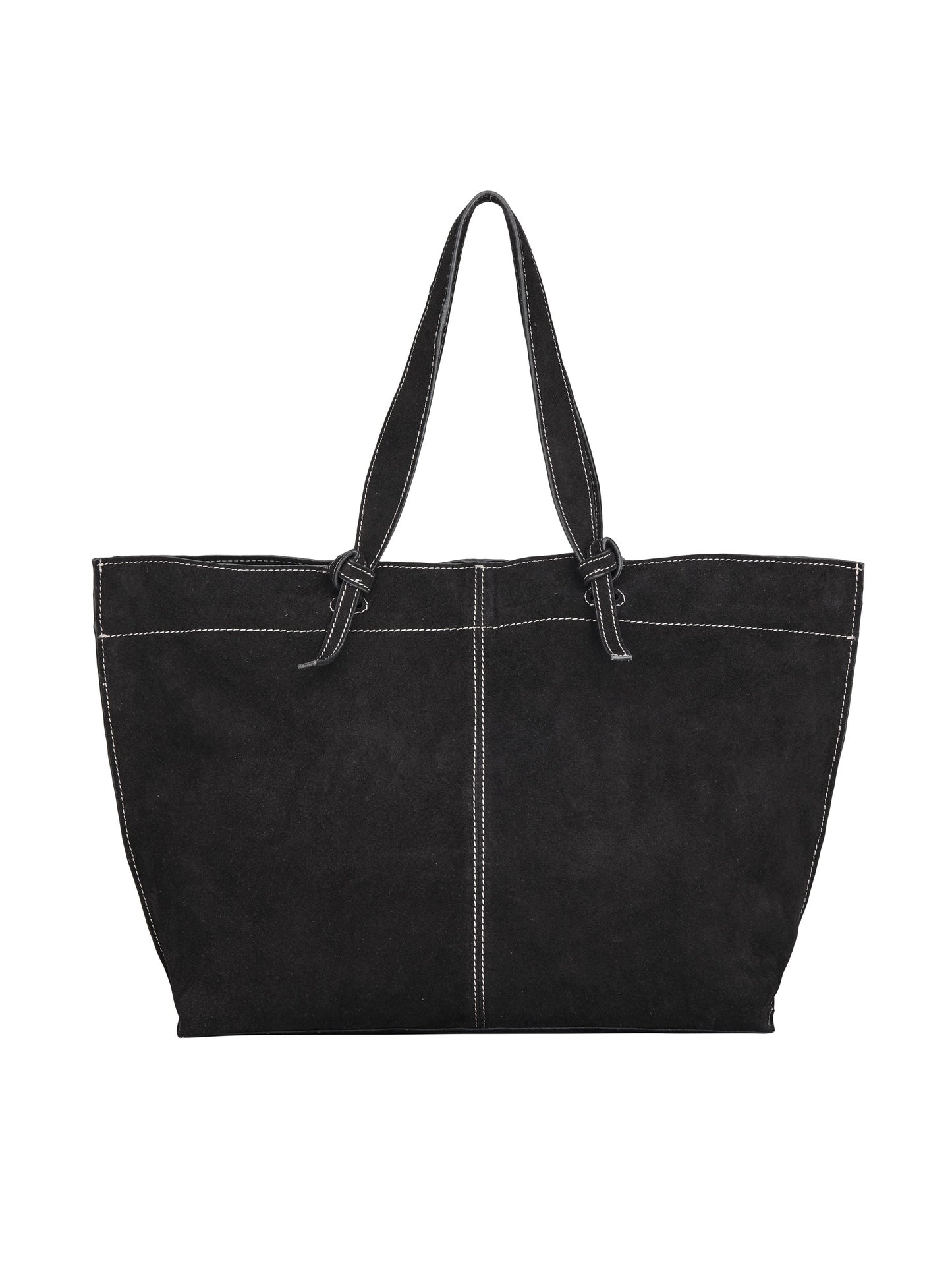 Dam Klassisk Suede Väska med Inre Ficka för Enkel Förvaring