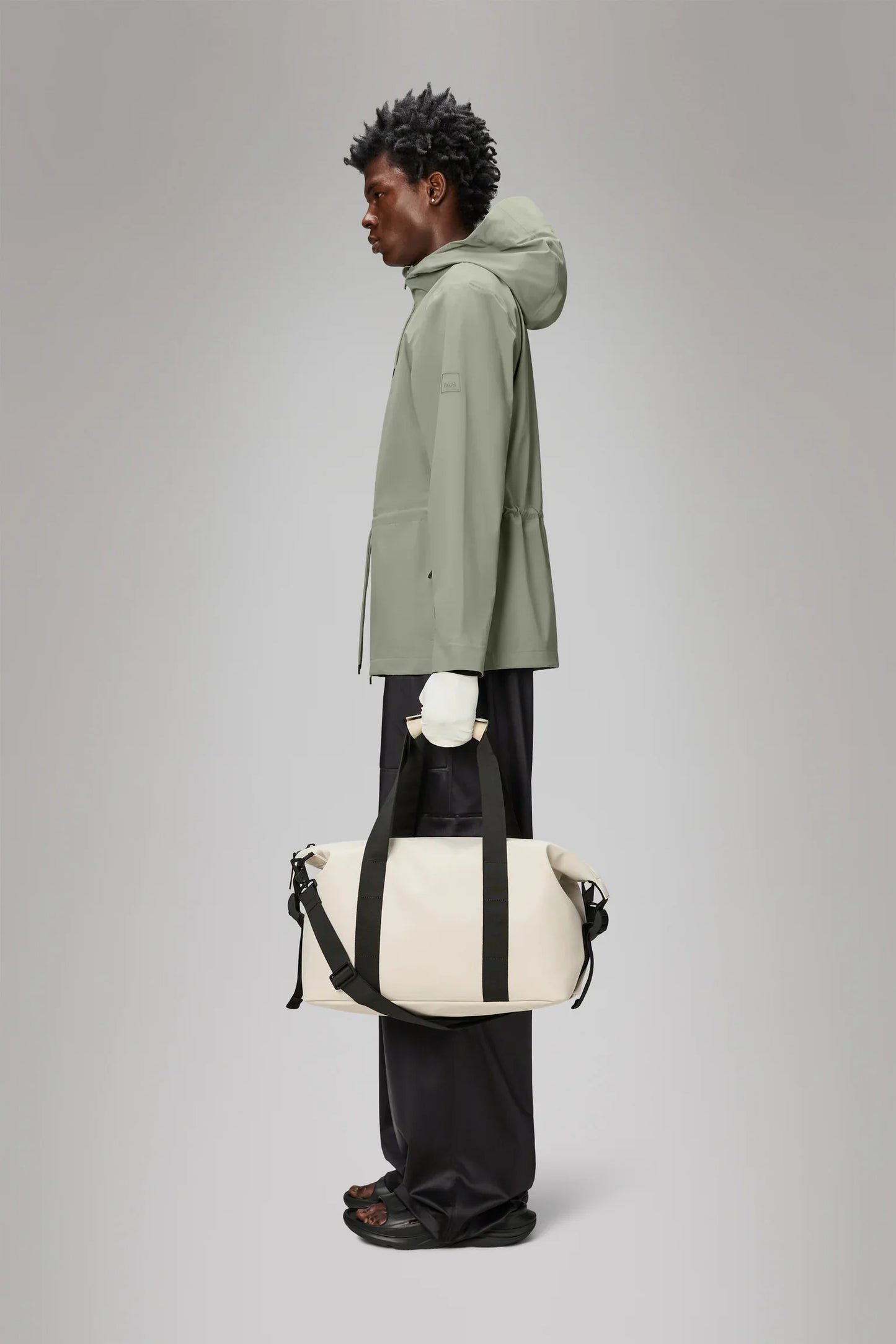 Unisex Modern Vattentät Weekendväska i PU med Avtagbar Axelrem