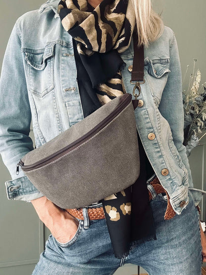 Unisex Klassisk Naturduk Bumbag med Justerbar Rem