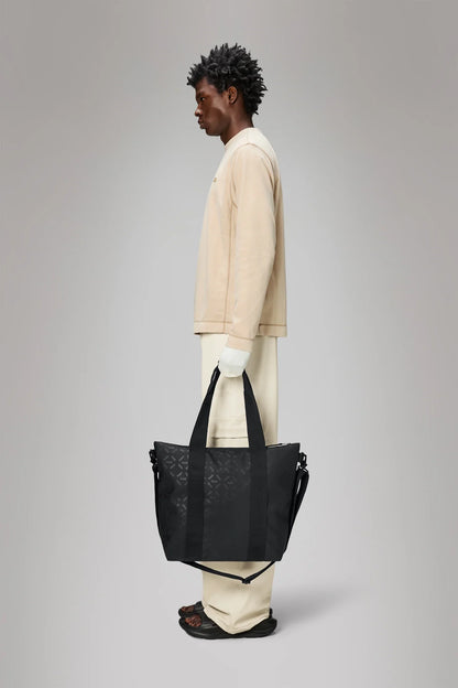 Unisex Vanntett Stoffveske Mini med Avtagbar Skulderrem