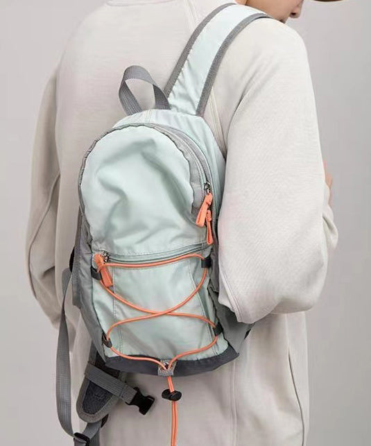 Dam Stilren Nylon Ryggsäck med Dragkedja för Vardagsbruk