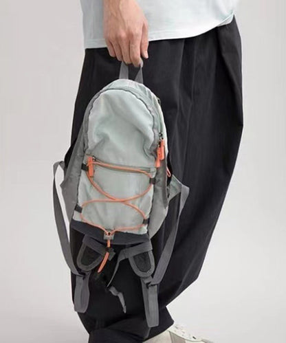 Dam Stilren Nylon Ryggsäck med Dragkedja för Vardagsbruk