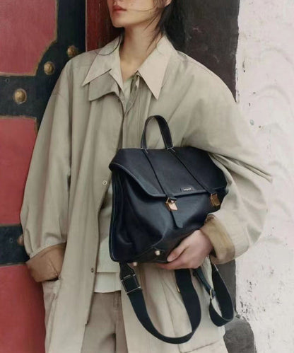 Damska Elegant Kalvläder Budväska med Justerbar Rem
