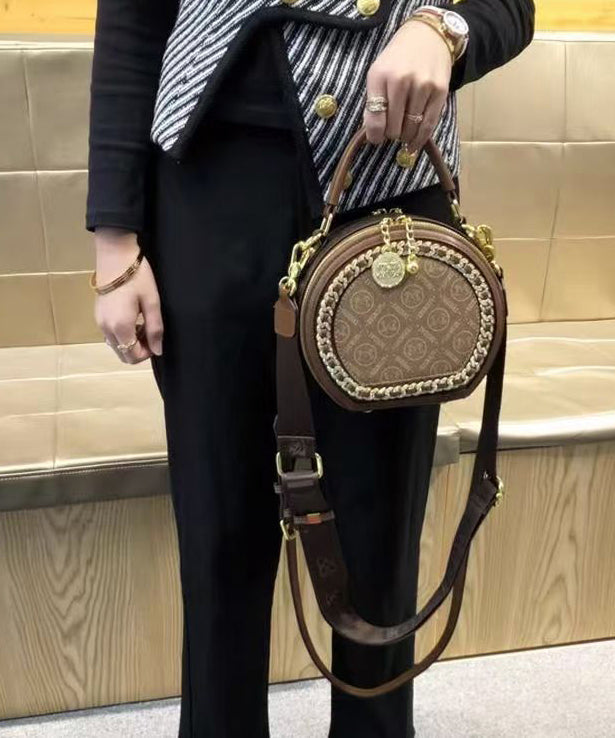 Dam Chic Faux Läder Messenger Väska med Fickor