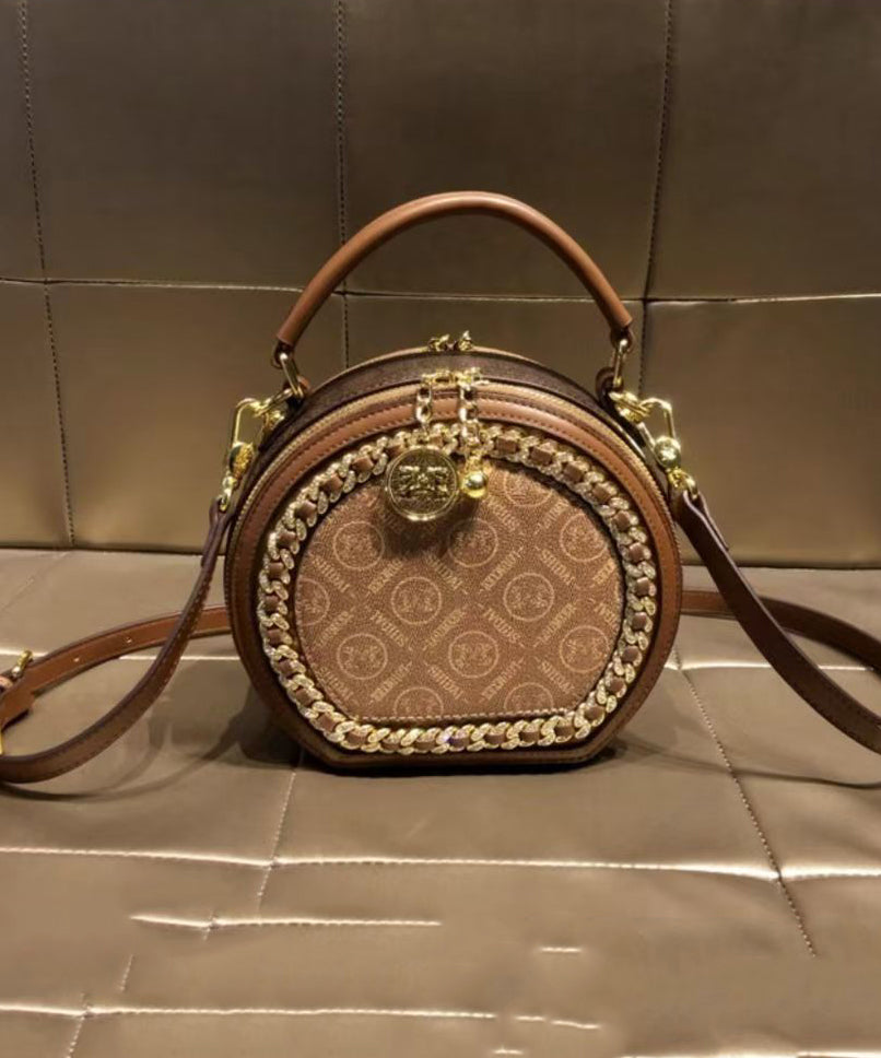 Dam Chic Faux Läder Messenger Väska med Fickor