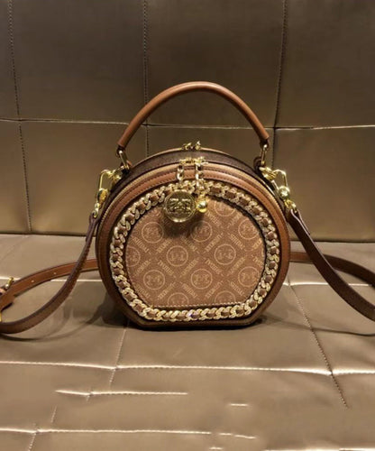 Dam Chic Faux Läder Messenger Väska med Fickor