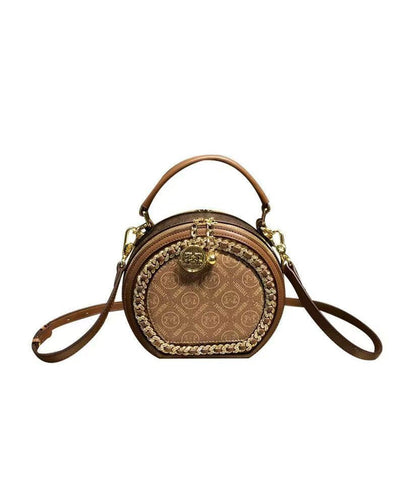 Dam Chic Faux Läder Messenger Väska med Fickor