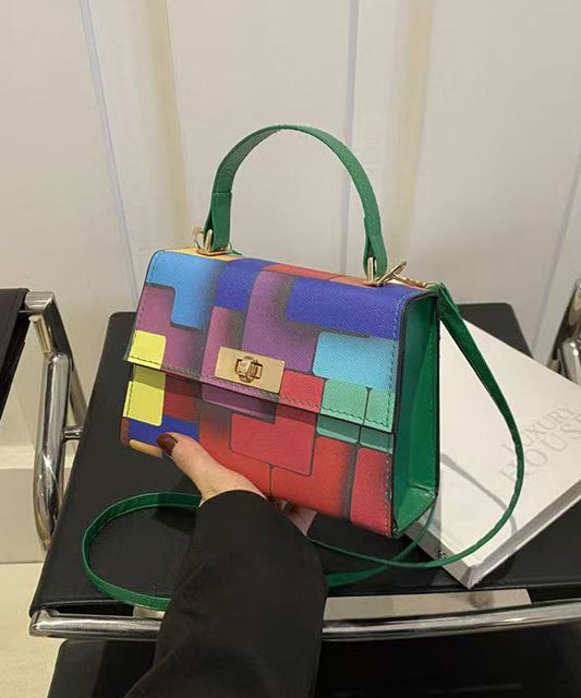 Dam Chic Faux Läder Väska med Inre Fickor