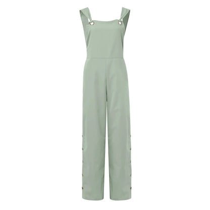 Dam Jumpsuit med Justerbara Remmar