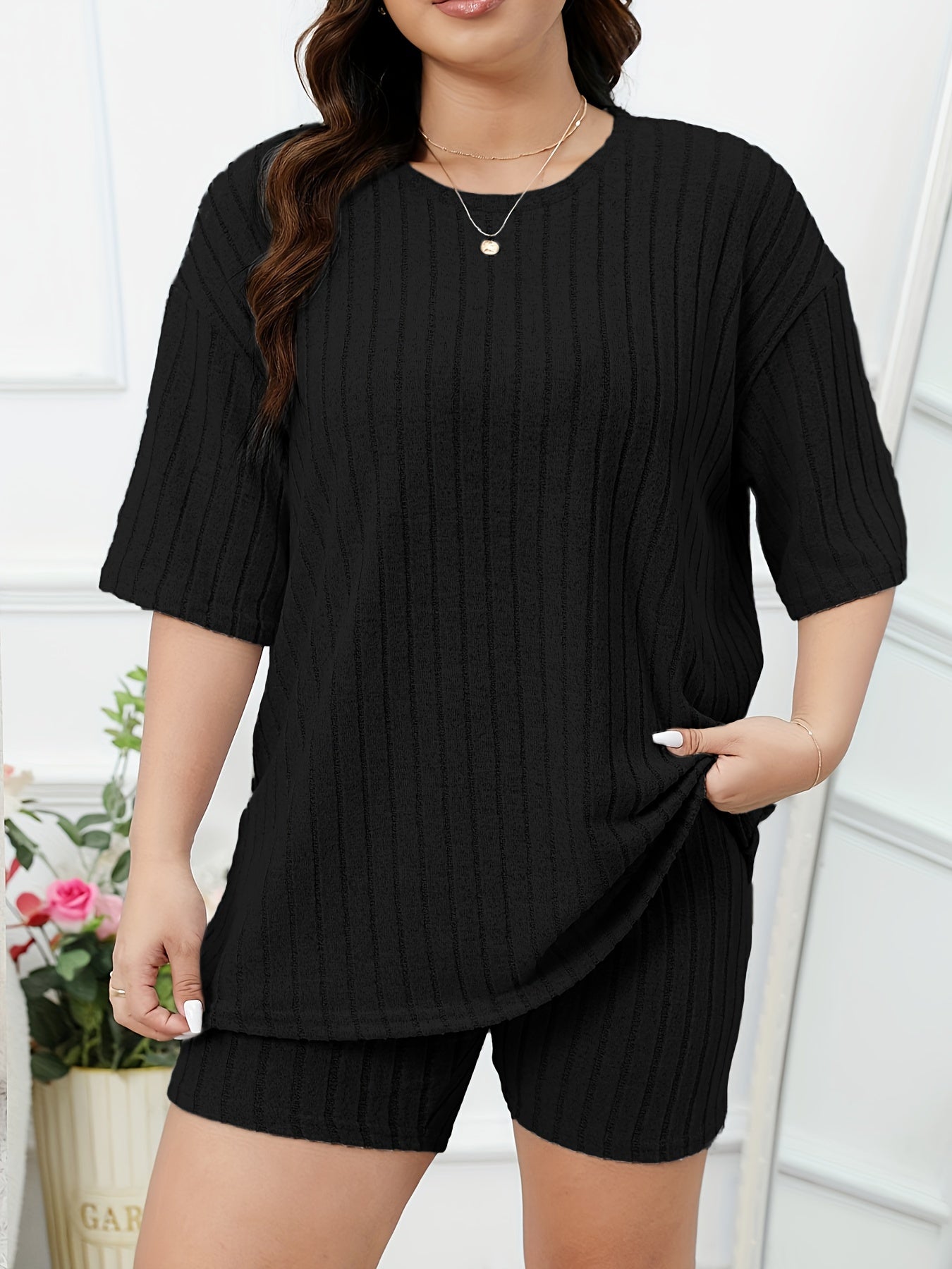 Dam Loungeset med Matchande Kort