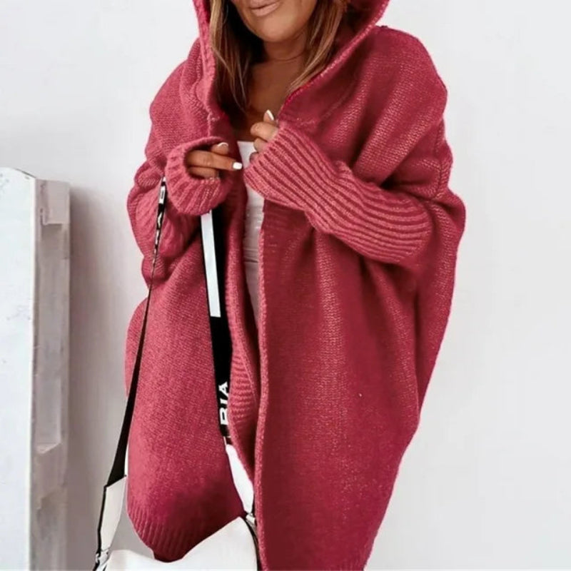 Dam Lång Kofta | Långa Ärmar | Med Huva