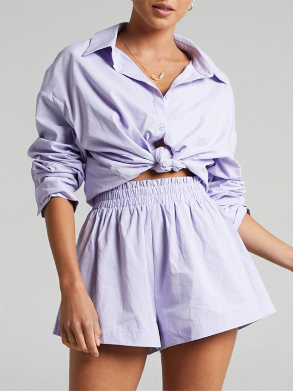 Dam Topp med Matchande Shorts