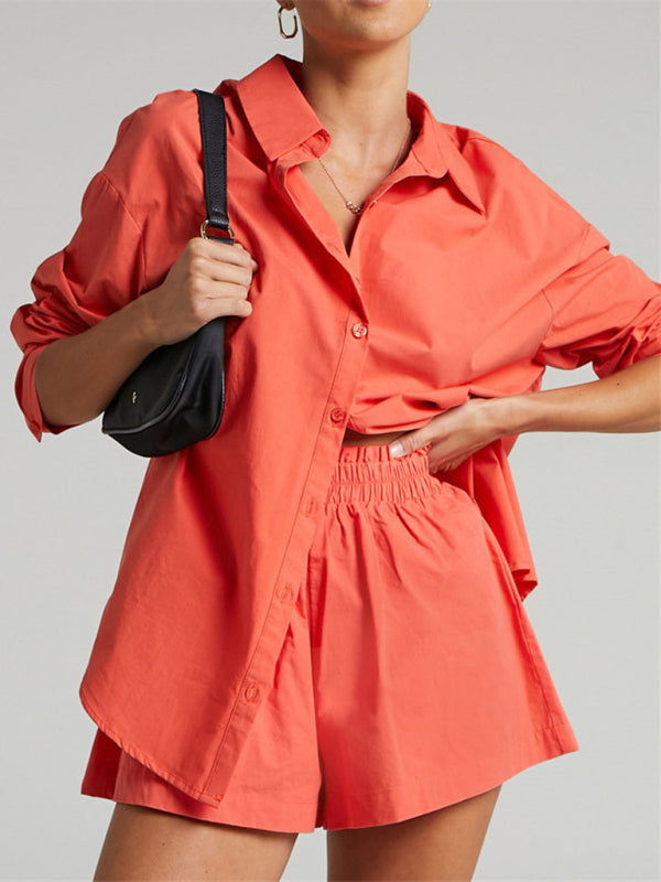 Dam Topp med Matchande Shorts