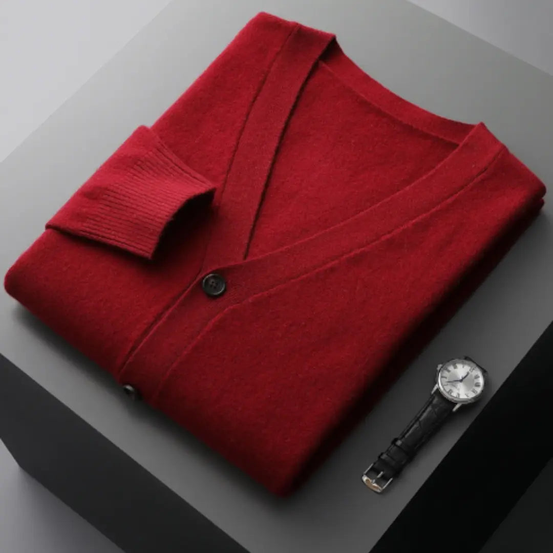 Dam Cardigan | V-ringning | Knappstängning