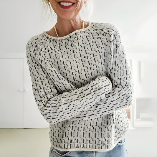 Dam Tröja | Långa Ärmar | Rund Hals