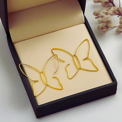 Damörhängen med fjärilsdesign 0
