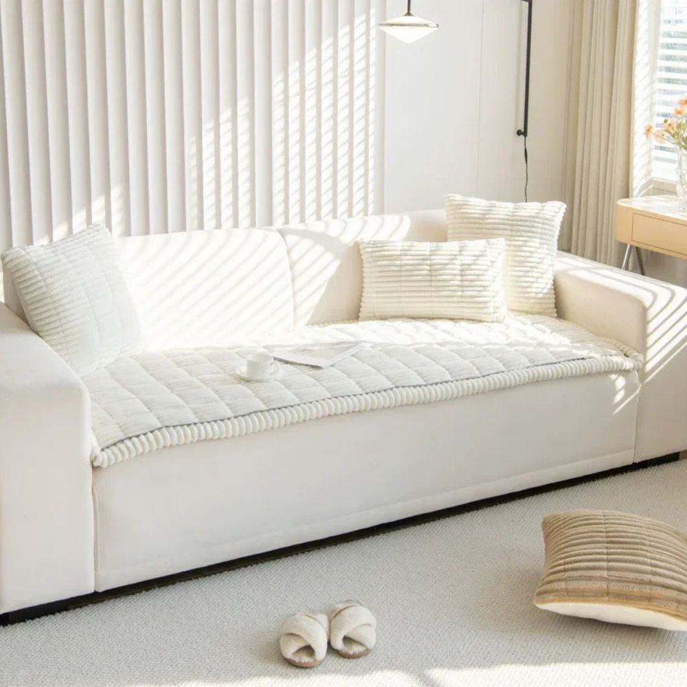 Sofföverdrag med Quiltat Mönster