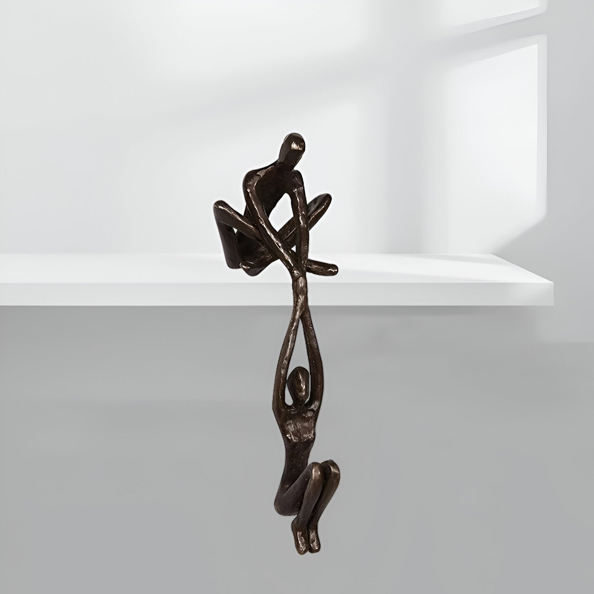 Dekorativ Skulptur – Man och Kvinna i Harmoni för Inomhusutställning 3