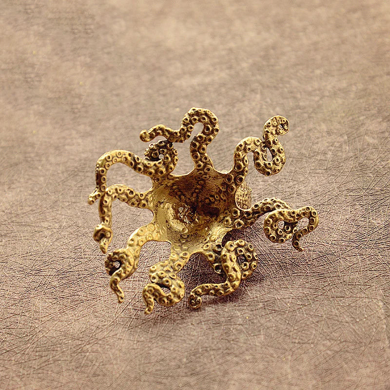 Dekorativ staty – Bläckfiskdesign för heminredning 3