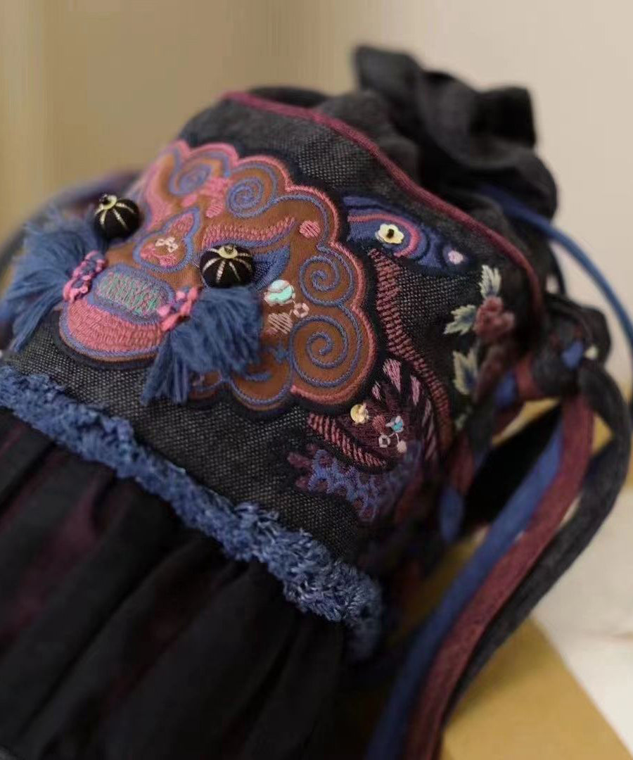 Dams Elegant Linne Hinkväska med Dragsko