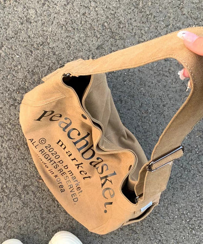 Dam Elegant Duk Crossbody Väska med Justerbar Axelrem och Stor Kapacitet