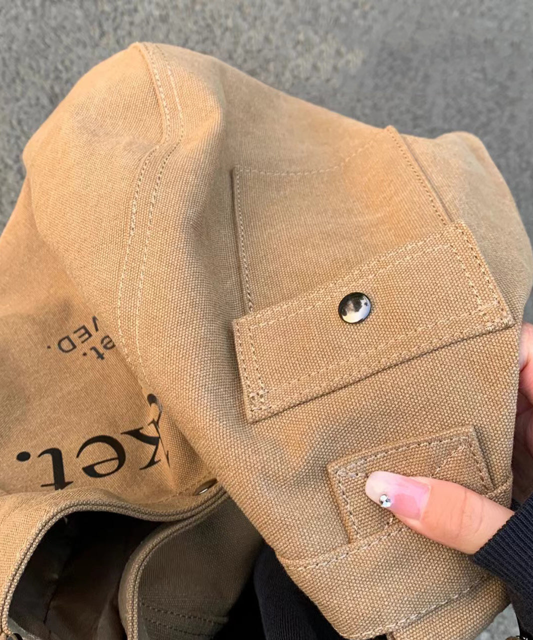 Dam Elegant Duk Crossbody Väska med Justerbar Axelrem och Stor Kapacitet