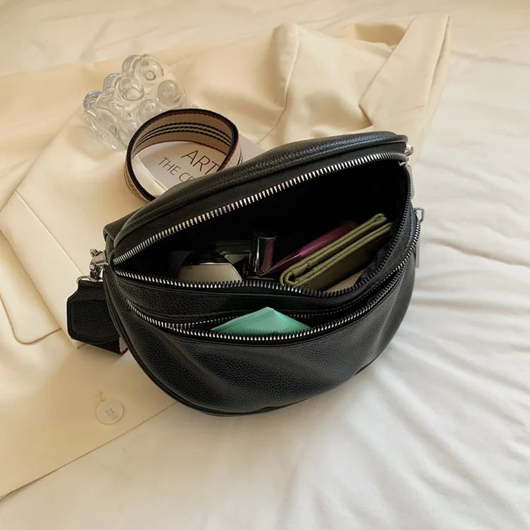 Diana - Crossbody Mode Taske med Justerbar Rem til Dame