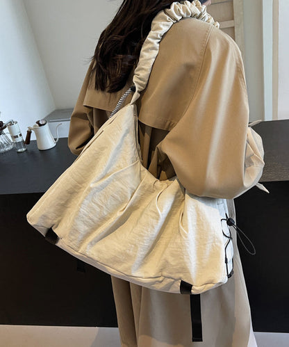 Unisex Hållbar Nylon Messenger Väska med Dragsko