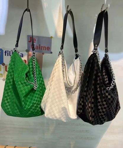 Dam Elegant Velour Handväska med Stor Kapacitet och Inuti Fickor