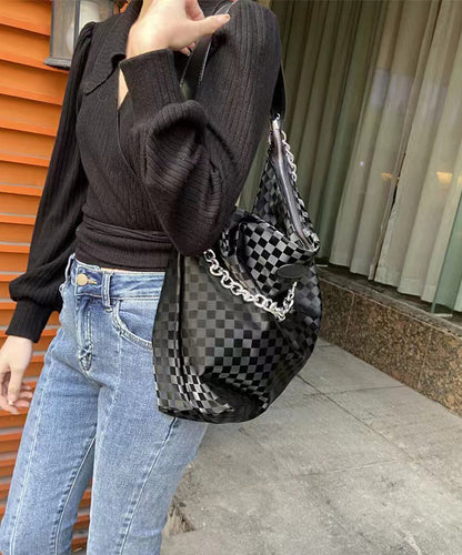 Dam Elegant Velour Handväska med Stor Kapacitet och Inuti Fickor