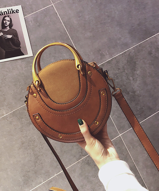 Dam Elegant Syntetiskt Läder Satchel med Inre Fickor