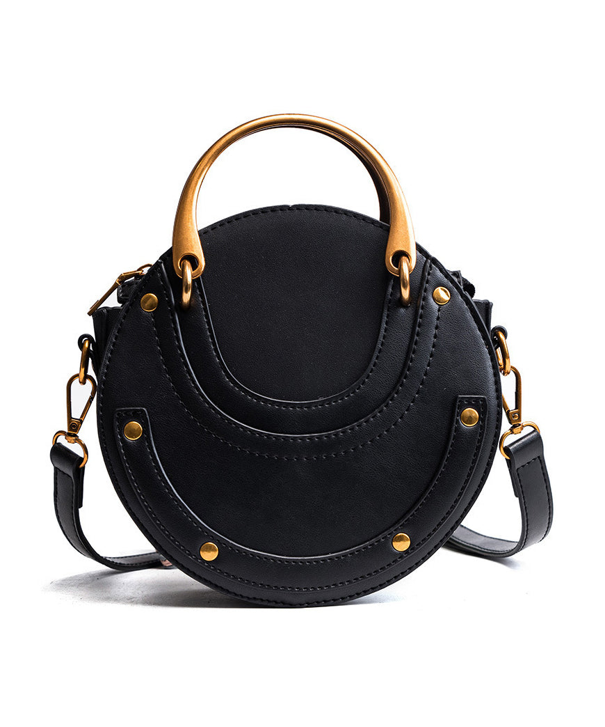 Dam Elegant Syntetiskt Läder Satchel med Inre Fickor